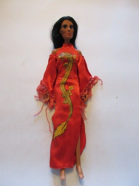 cher bob mackie dress 1980s Bob Mackie Sheer Beaded Gown - M main image 1