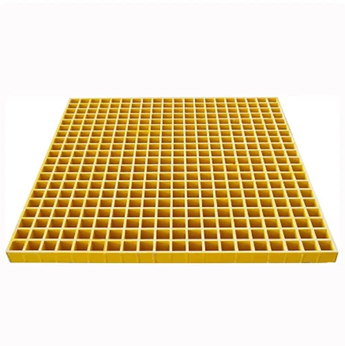 Anti Slip Resin Fiberglass 1800x425 30x30 Yellow Grit Clips FRP Walkway Grating - Picture 13 of 16