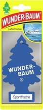 3 x Original WUNDERBAUM® Sportfrische Lufterfrischer Duftbäumchen air freshener 3 x Original WUNDERBAUM® Sportfrische Lufterfrischer Duftbäumchen air freshener