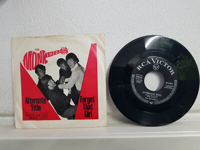 The Monkees - Alternate Title / Forget that Girl 7'' 1967 I'm a Daydream believer
