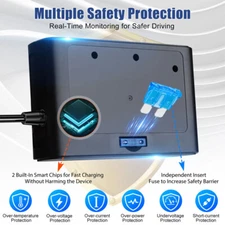3 Way Multi Car Cigarette Lighter Socket Extension Splitter USB Charger DC 12V