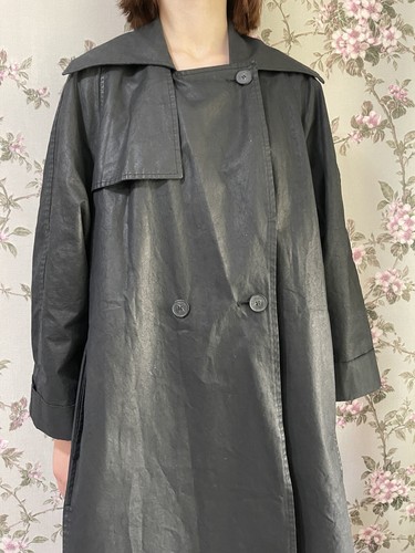 Cappotto giacca trench cerato petto Oska donna comodo Lagenlook taglia 2 - Foto 5 di 24