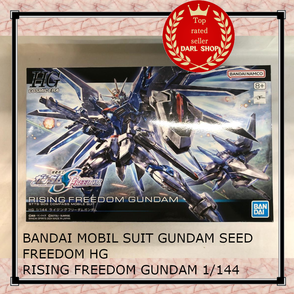 BANDAI MOBIL SUIT GUNDAM SEED FREEDOM HG RISING FREEDOM