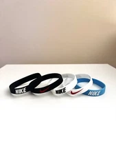 5 Pack of Nike Silicone Wristband Bracelets (Pack #3)