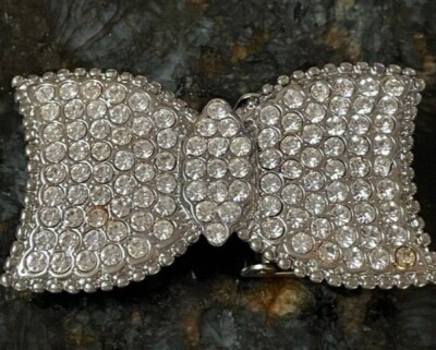 Vintage Western Rhinestone Beltbuckel Vintage Rhinestone Belt & Buckle - Large – Elusive Cowgirl  main image 4