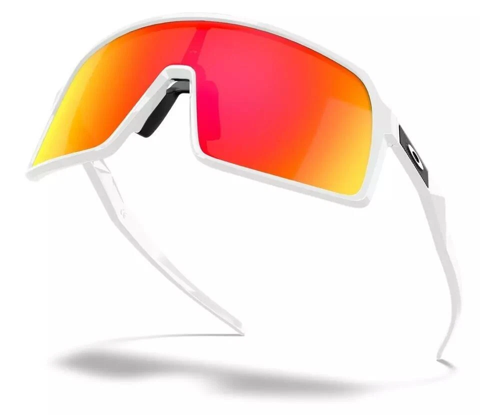 Oakley SUTRO Lite SWEEP VENTED SUNGLASSES WHITE PRIZM ROAD 009406-03 - Image 2 of 4