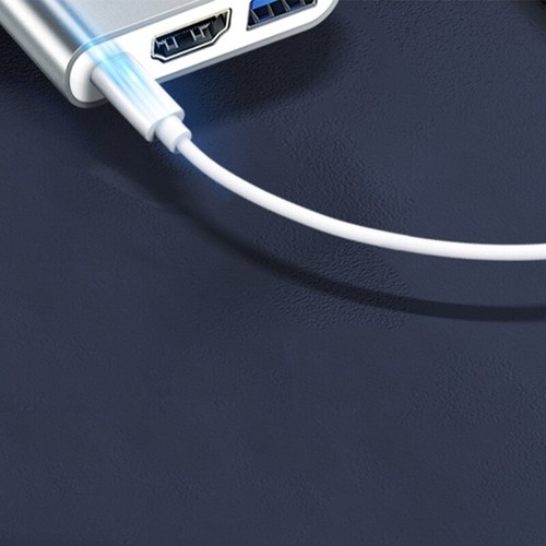 Multiports USB C To HDMIs Adapter With PD100W Charging And USB3.0 Port - Zdjęcie 4 z 8