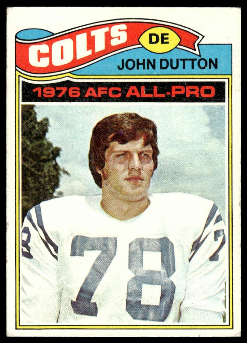 1977 Topps #410 John Dutton Baltimore Colts