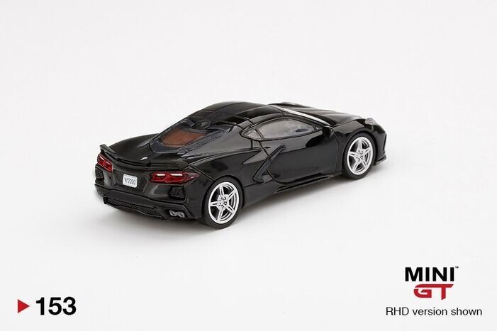 MINI GT 153 Chevrolet Corvette Stingray Black w/ Midnight