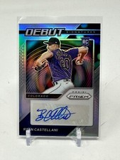 2021 Prizm Baseball Ryan Castellani Debut Signatures Auto Rookie RC Card #DS-RC
