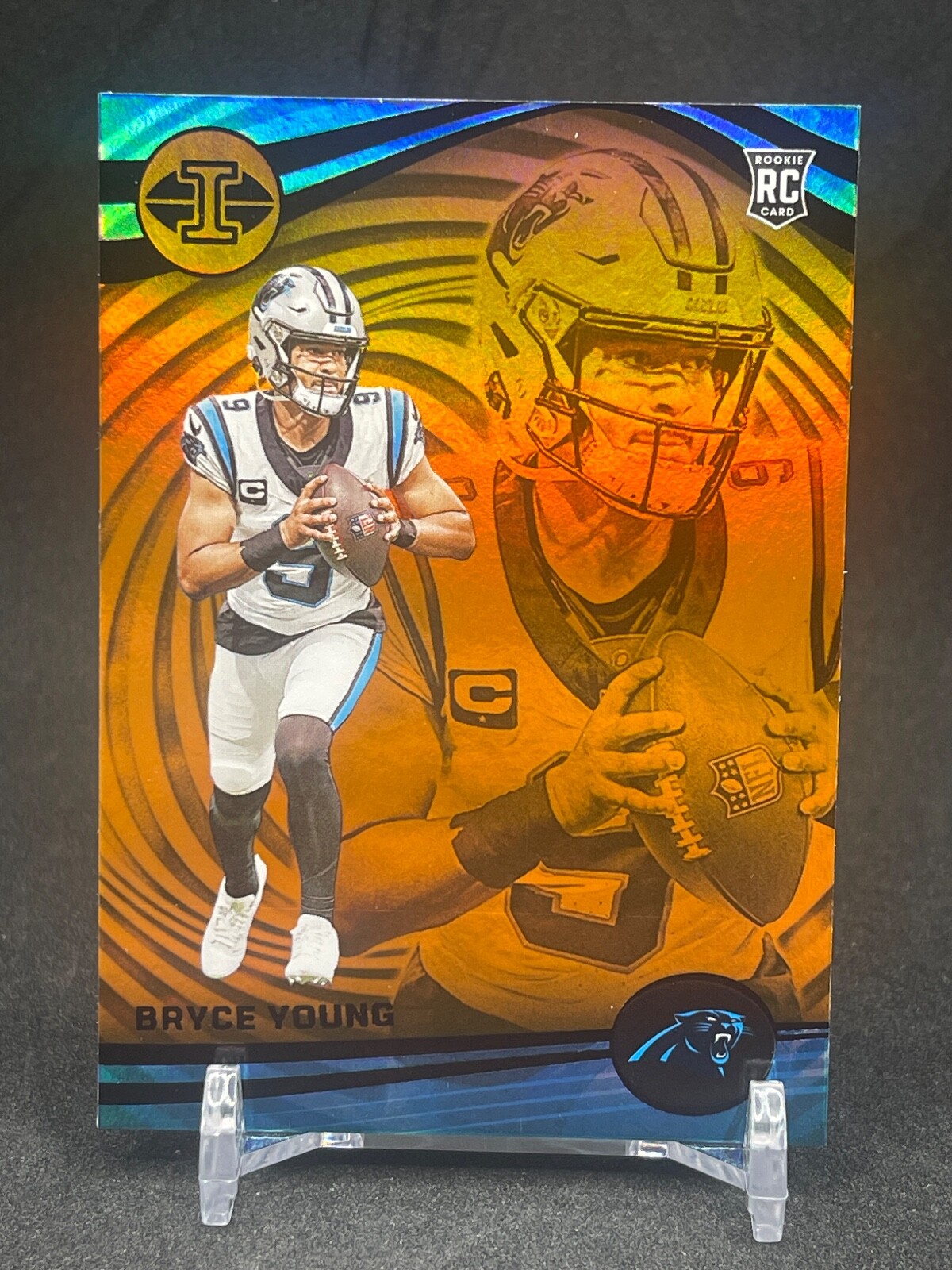 2023 Panini Illusions Orange RC #15 BRYCE YOUNG Carolina Panthers