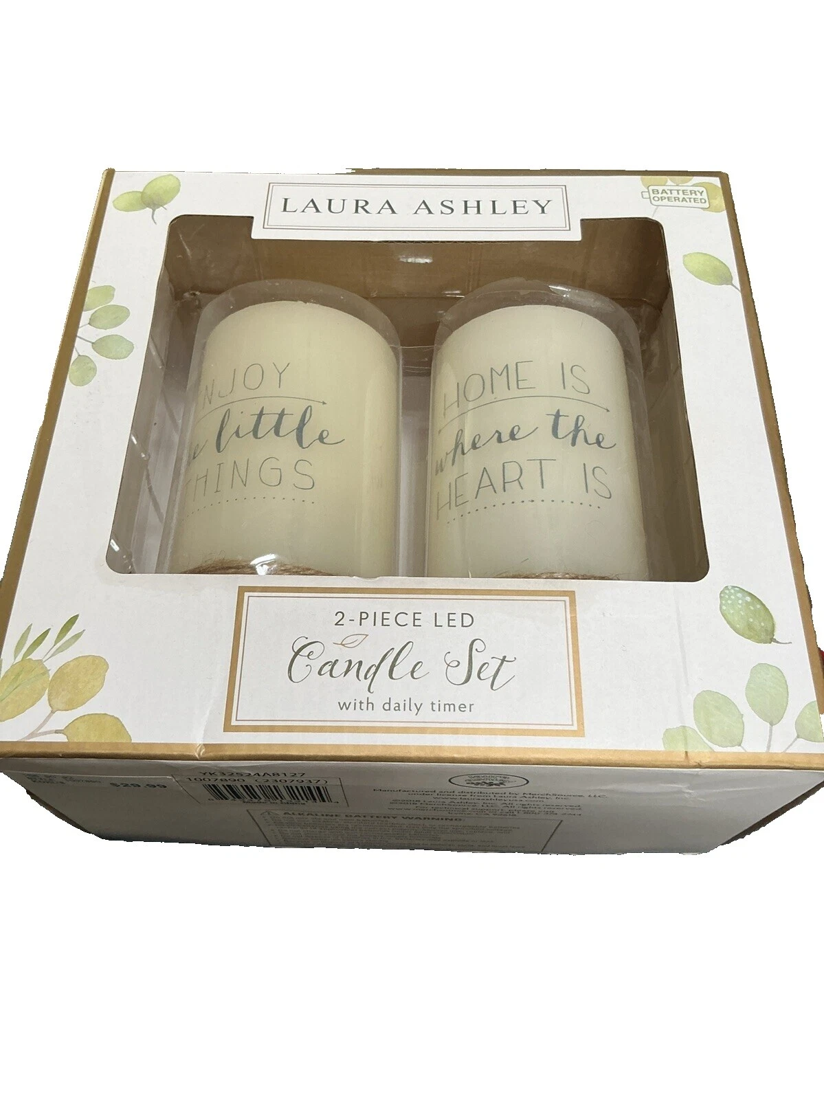 Velas de decoración Laura Ashley