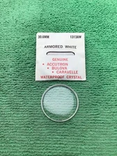 Genuine Bulova Accutron Part # 1313AW, 30.6 mm Watch Crystal