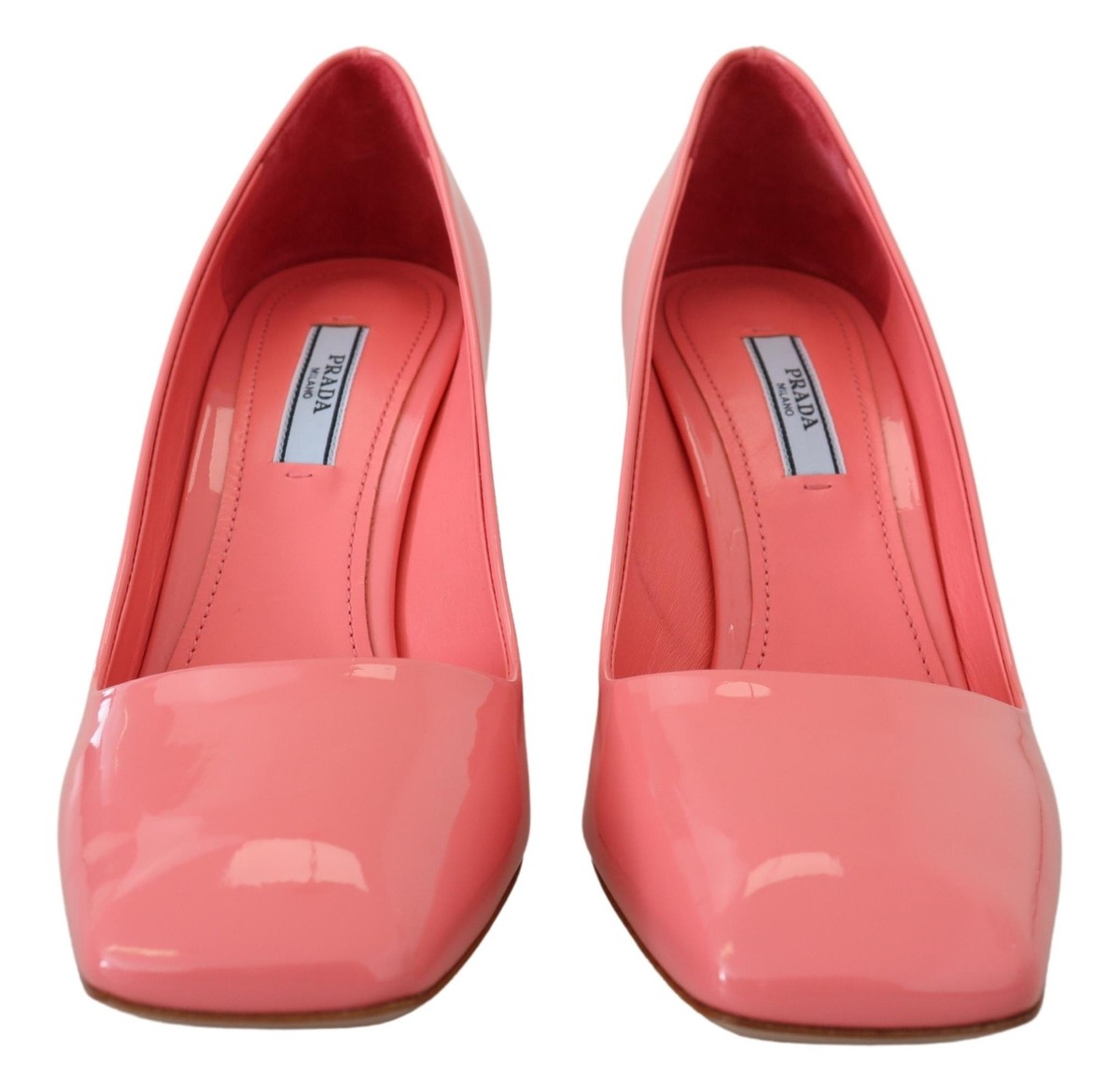 靴 PRADA python leather pumps pink PRADA - Pink Snakeskin Python Leather Peep Toe Slingback