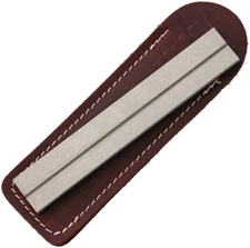 Eze-Lap Diamond Sharpening Stone Super-Fine 1200 Grit Fishhooks Groove Pouch