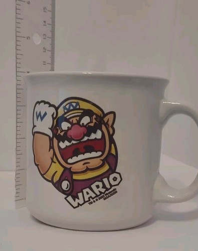 WARIO Super Mario Bros 20 oz Ceramic Mug Cup NEW Official Nintendo - Picture 5 of 7