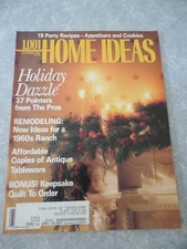 1001 HOME IDEAS Magazine, DECEMBER 1990, HOLIDAY DAZZLE, 37 POINTERS FROM PROS!