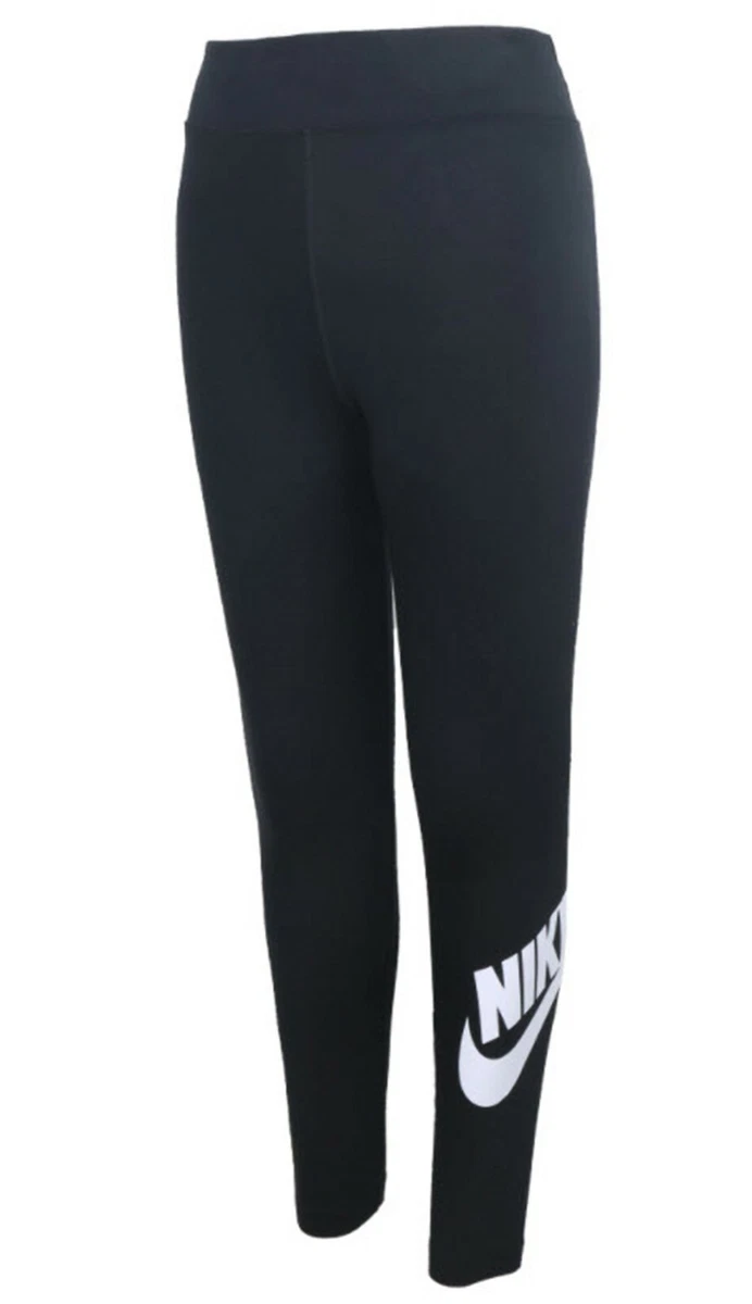 NIKE Women Essential L/S Pants Black Running Tight Yoga Sweat-Pant  CZ8529-010