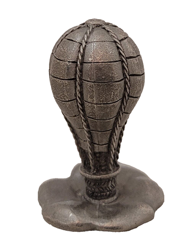 Spoontiques 1987 Tiny Pewter Hot Air Balloon Pewter 3060 VTG Collectable '80s - Picture 3 of 8