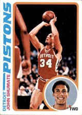 1978-79 Topps Basketball John Shumate Detroit Pistons #46