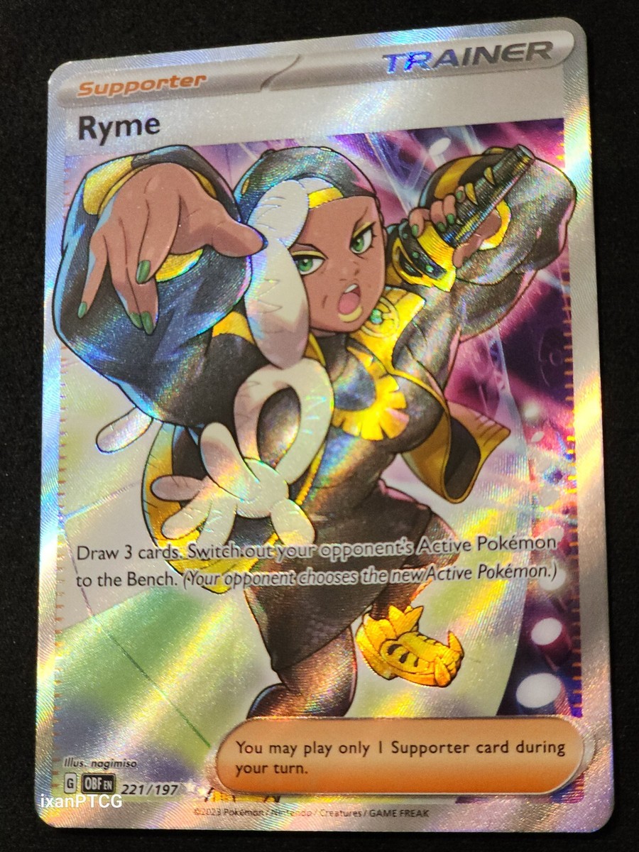 POKEMON RYME 221/197 - SECRET ALTERNATIVE ART RARE
