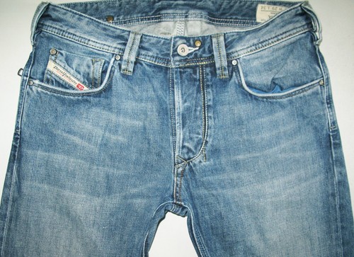 *HOT AUTHENTIC ITALY Men's DIESEL @ YARIK 701 STRAIGHT BUTTON Denim Jeans 29 x34 - Picture 7 of 14