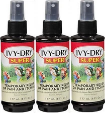 Ivy-Dry SPRAY Itch Relief 6oz ( 3 PACK )