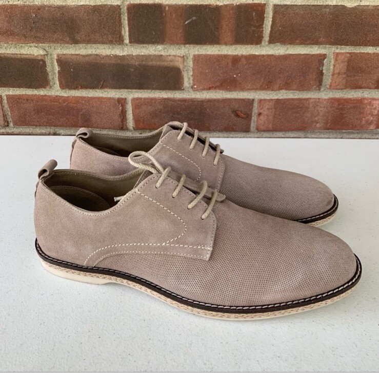 Steve Madden electro beige suede Oxford shoes men's US M