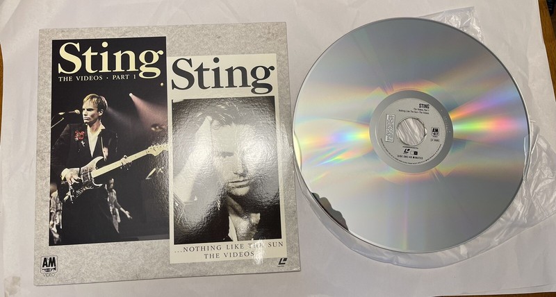 Sting The Videos Part 1 - Nothing Like The Sun (1989) Laserdisc LD Music 1988