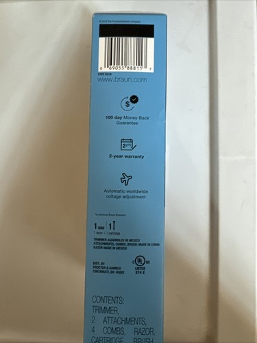 Braun All-in-one Trimmer 3 8 in 1 Styling Kit, Beard, Hair Styling & Shave NIB - Picture 2 of 5