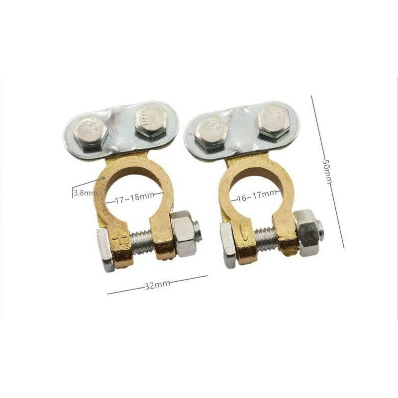 Par Universal Batería Coche Terminal Desconexión Positivo Negativo Interruptor Enlace 8mm Foto 3 de 4