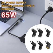65W USB C Type C To PD Power Charger Adapter Square Converter For Lenovo Laptop