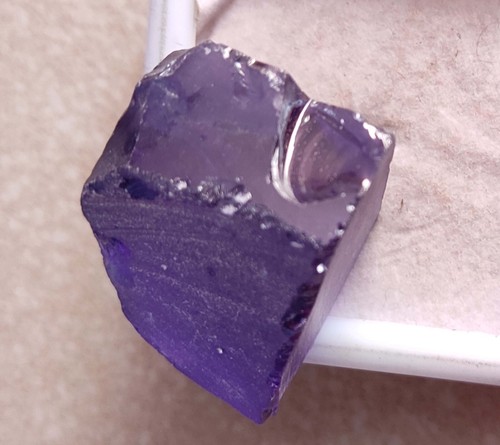 Certified 216.40 Ct Natural Blue Zircon Rough Brazilian Mineral Loose Gemstone - Picture 6 of 10