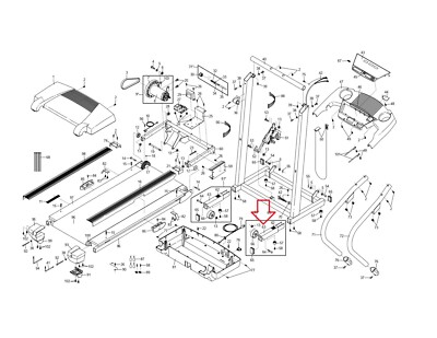 Proform 320X Crosswalk 380X Treadmill Left or Right Extension Leg Proform 320X Crosswalk 380X Treadmill Left or Right Extension Leg