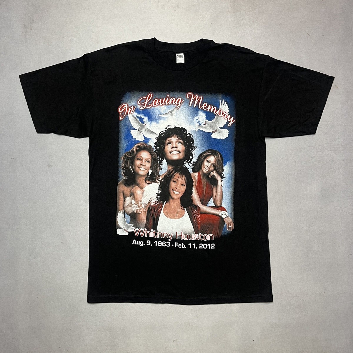 希少】00s old Whitney Houston Tシャツ ブラック | OSTROVSKIY