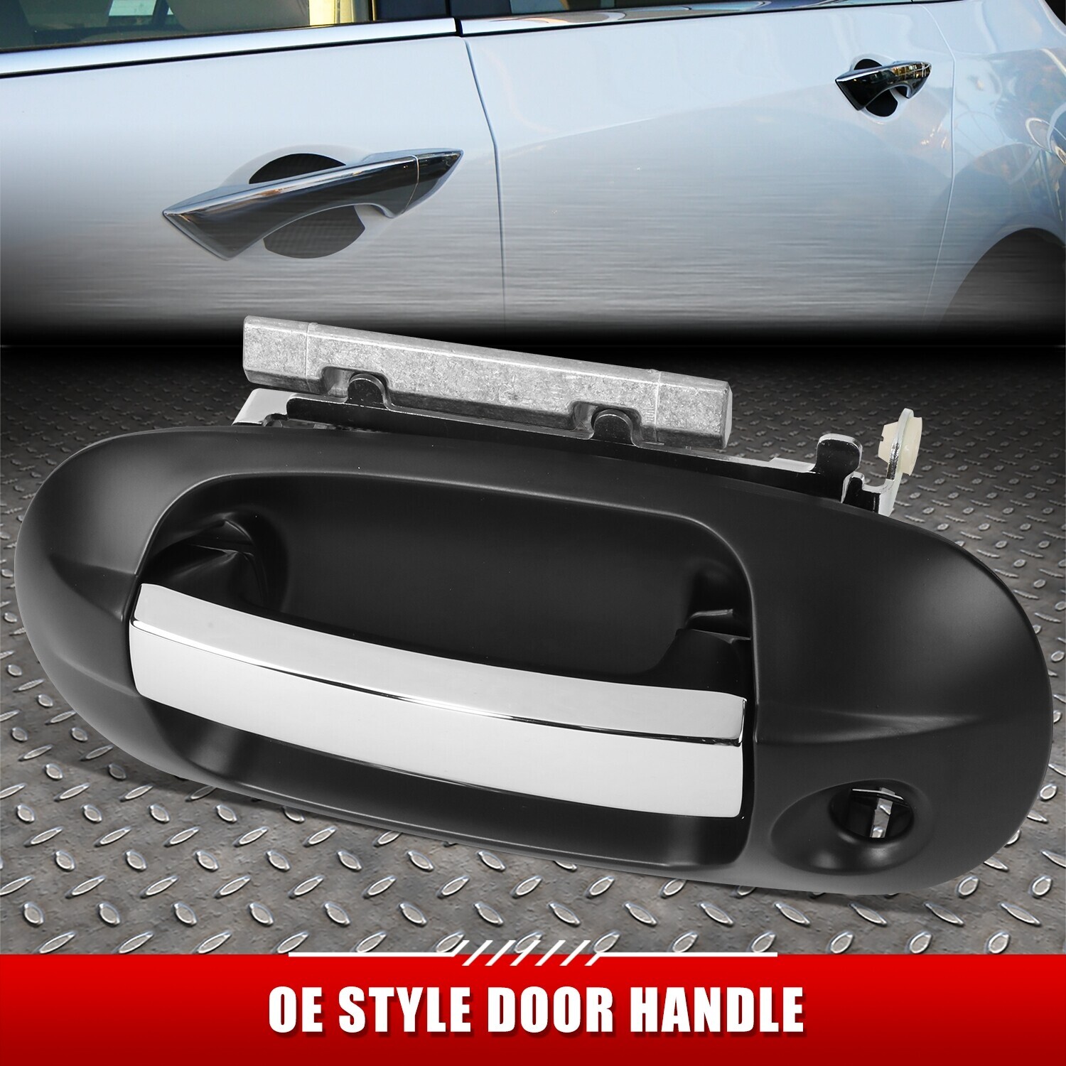 ДЛЯ 03-09 EXPEDITION NAVIGATOR ЧЕРНАЯ/ХРОМИРОВАННАЯ РУЧКА ДЛЯ ОТКРЫВАНИЯ ПЕРЕДНЕЙ ЛЕВОЙ БОКОВОЙ ДВЕРИ