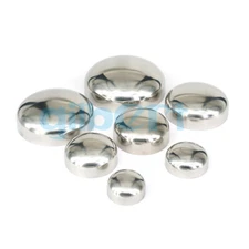 Sizes 19-159mm O/D 304 Stainless Steel Sanitary Butt Weld End Cap Pharmaceutical