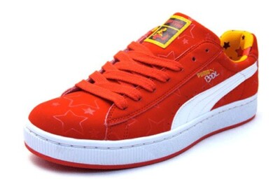 Puma Basket II Cheech Wizard Vaughn Bode 347387-04 Red Yellow Mens Size 8.5 Rare