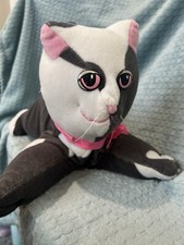 Vintage 1985 Tonka Pound Puppies PURRIES Gray  White Kitties Cat Kitty Plush