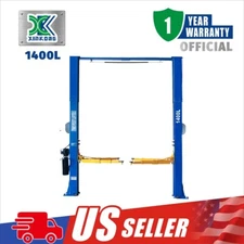 XK 1400L 2 Post 14000lb Two Post Lift Auto Lift Car Lift Truck Hoist Clear Floor