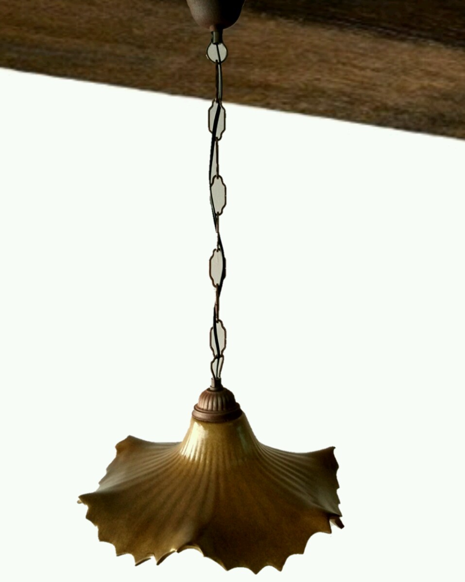 Lampadario Vintage in Terracotta | Luce Soffitto Tradizione Italiana