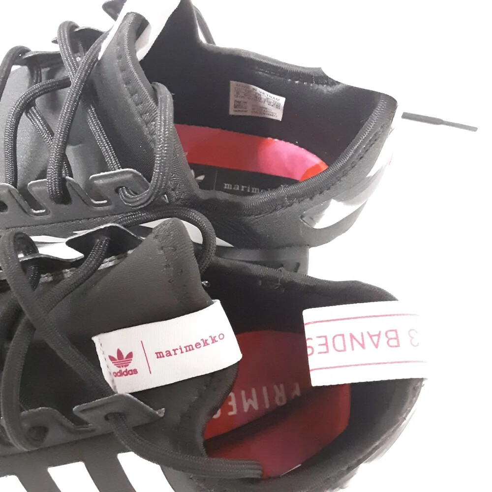 NWOB Adidas Women's x Marimekko NMD R1 Sneakers Sz 8 Shoes Black