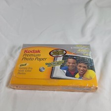 KODAK Premium Photo Paper 4X6 High Gloss Instant Dry 100 Sheets - Sealed