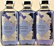 QTY 3 Bath  Body Works ONE IN A MILLION Face Body Wash Shower Gel Shampoo 10oz