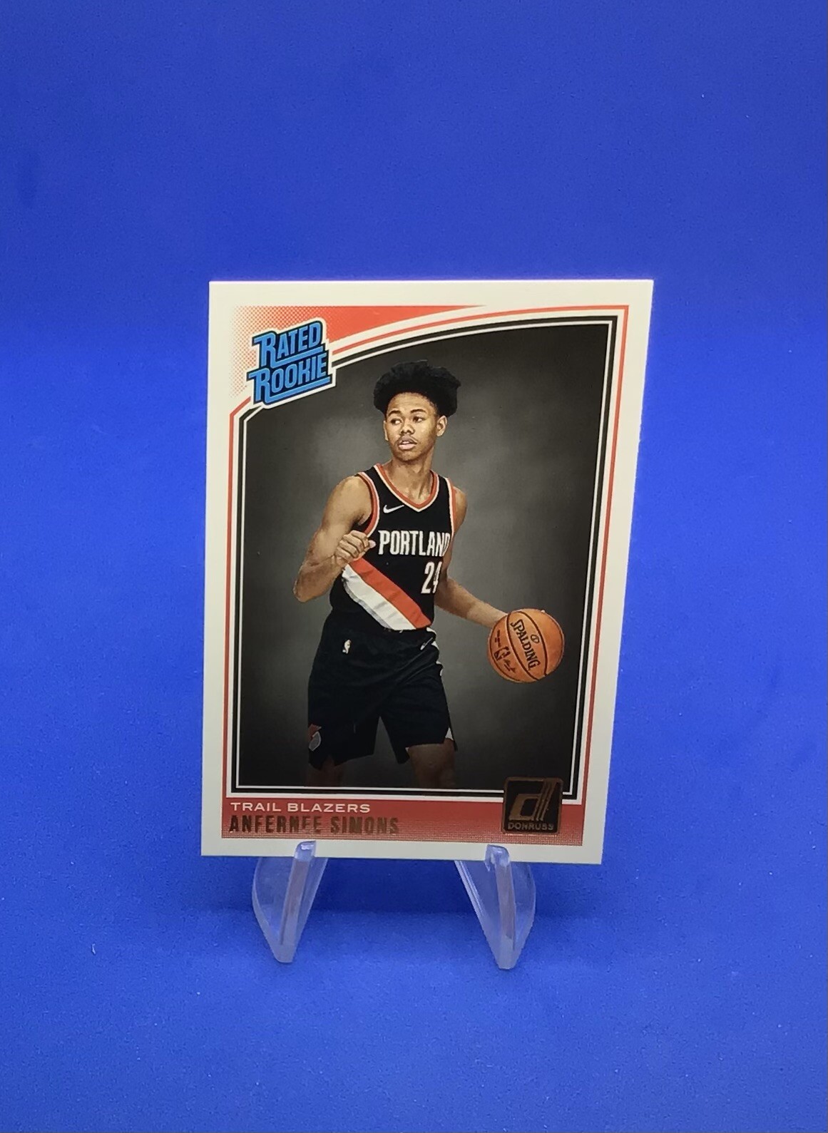 2018-19 Panini Donruss Basketball Anfernee Simons Rated Rookie Card RC #186!