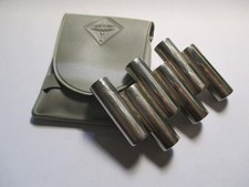Nachlass perfekt erhaltene sechsteilige Stimmpfeife Diapason Pitch Pipe in Hülle
