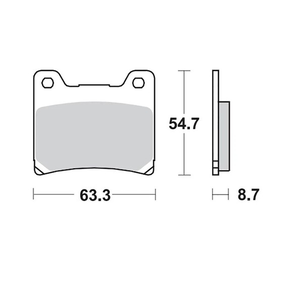 Moto-Master Bremsbelag Roadpro Sinter (FüR: Yamaha Xj 900 F 4BB 91-94 Hinten )-image