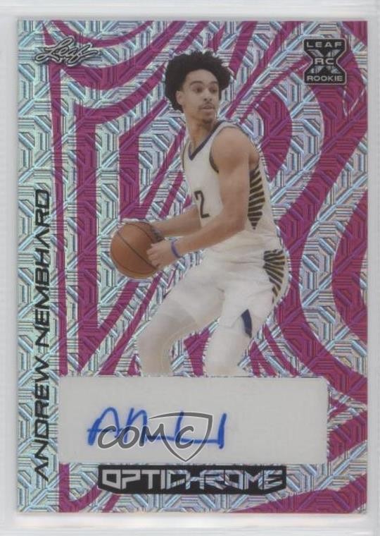 2022 Leaf Optichrome Pink Mojo 2/5 Andrew Nembhard #BA-AN1 Rookie Auto RC 11ur