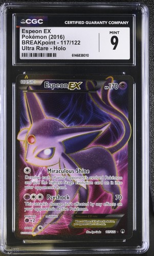 Espeon-EX graded CGC 9 for sale on eBay