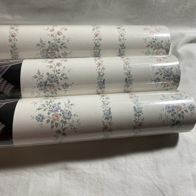 Vtg Cottage Core Fashion Point Imperial Wallcoverings Wallpaper Lot of 3 Floral